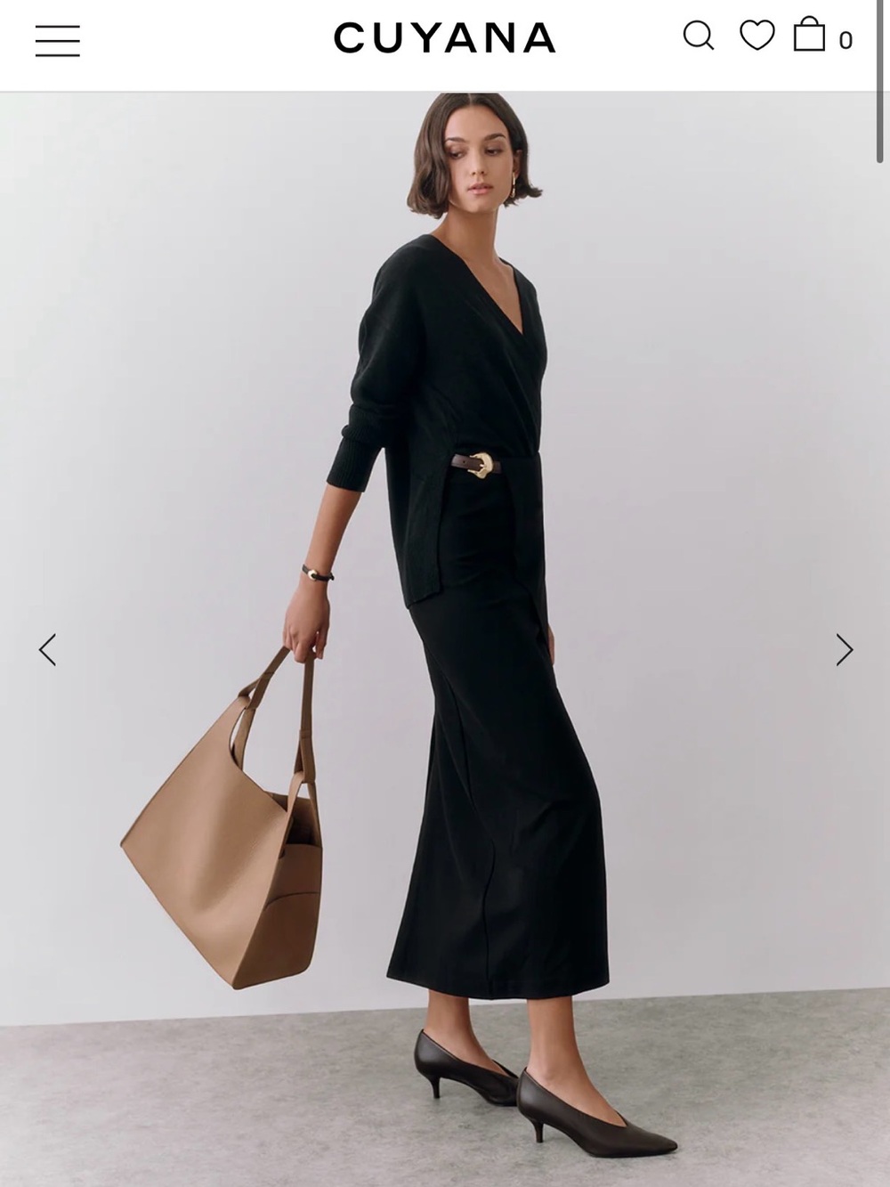 Cuyana Oversized Double Loop Bag - Picture 8 of 8